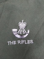 British Army Genuine Crew Neck Green T-Shirt with The Rifles Insignia - Small