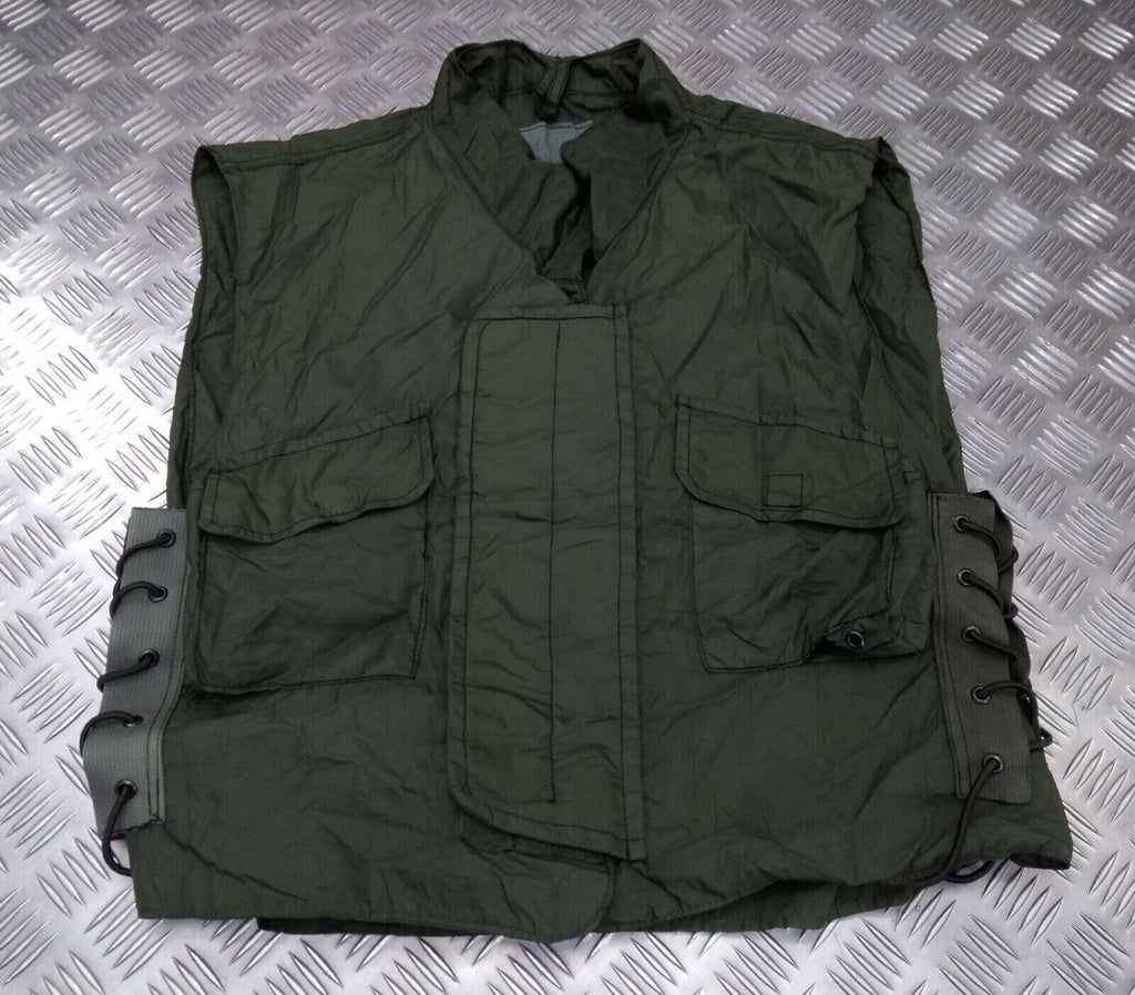 Genuine Issue 1980's IDF Flak Vest Cover Overdyed OD Green Airsoft S/M