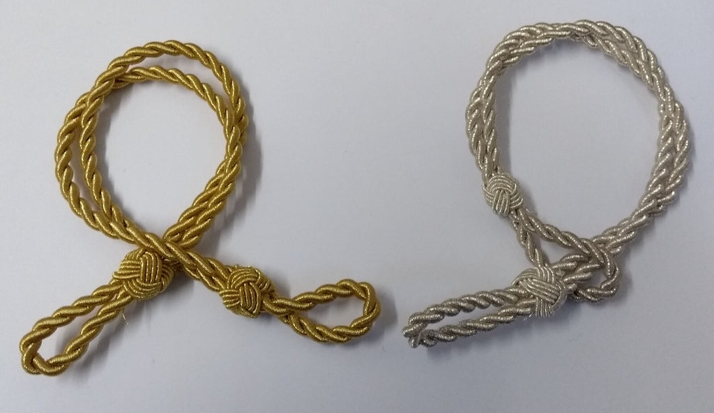 Hat Cord Gold & Silver Twisted Issue Ceremonial Officer's Dress Cap
