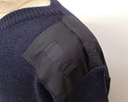 British Navy V-Neck Utility Jumper Sweater 80% Wool All Sizes