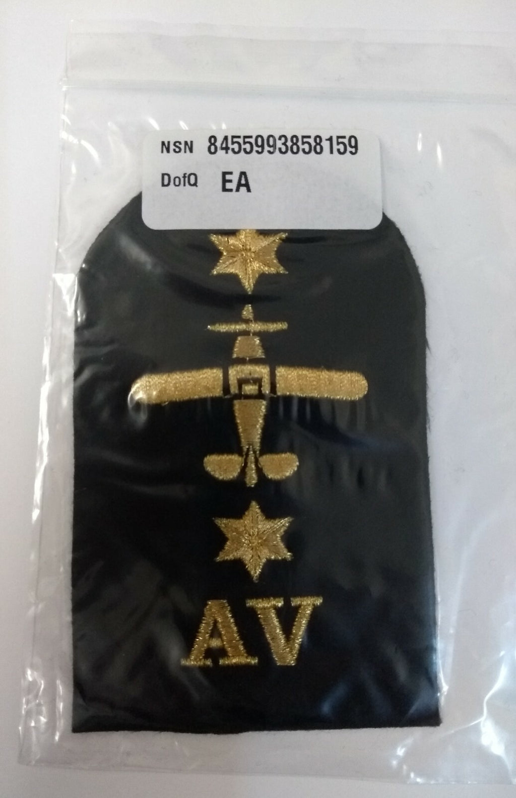 Genuine British Royal Navy AV Leading Rate Avionics Qualification Badge