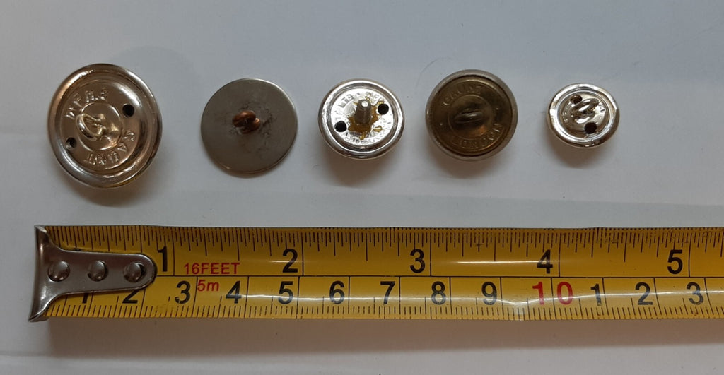 4th/7th RDG British Army Dragoons Insignia Uniform Dress Assorted Buttons X5