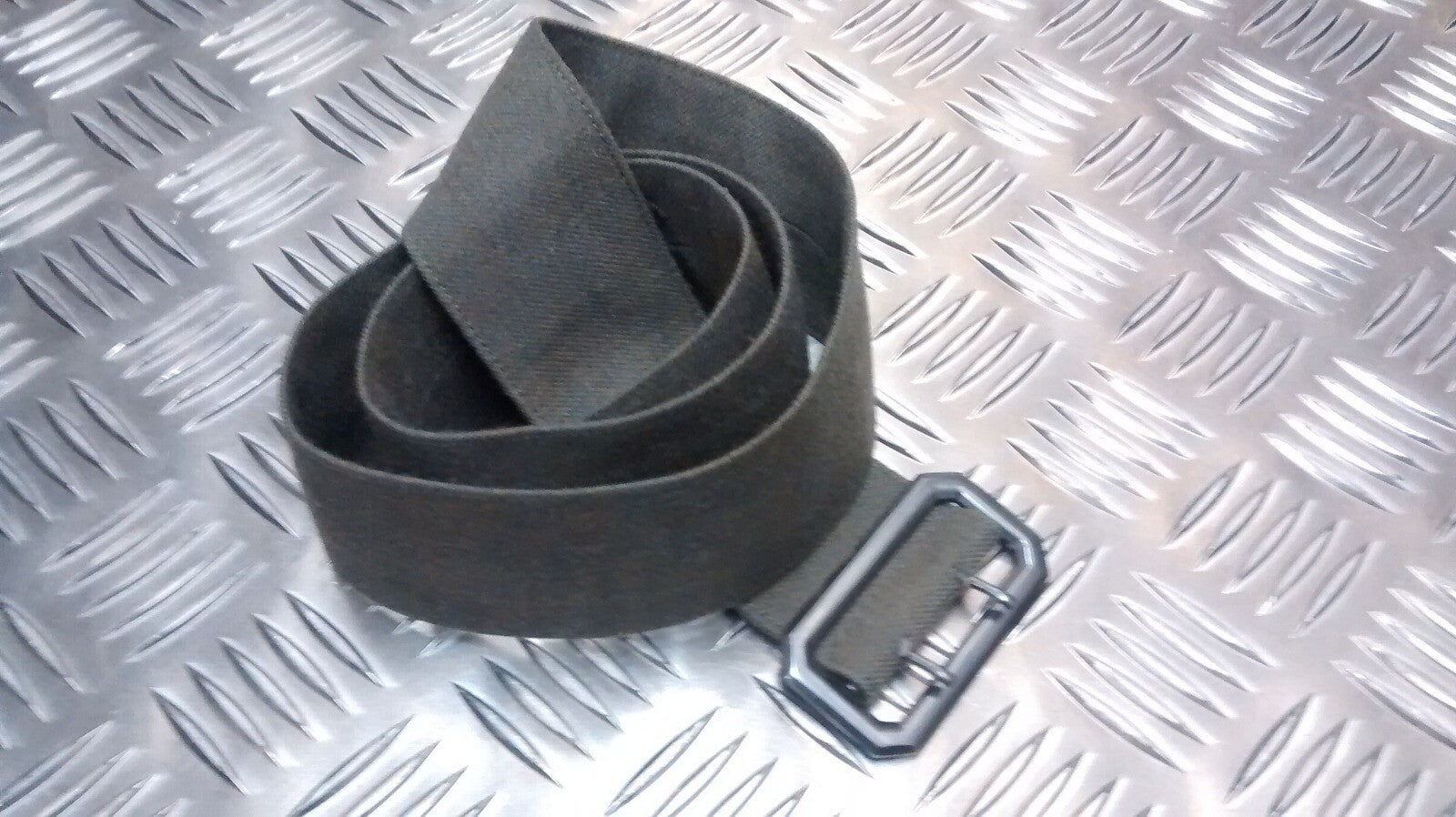 RM Cloth Jacket Belt No5 Lovat Green With Buckle- All Sizes