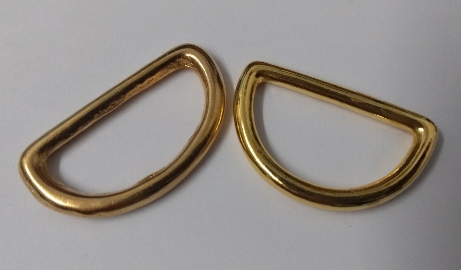 Genuine British Issue 1" Sam Browne Long D Rings Loops X4 Pieces STD252
