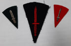 British Commando Insignia Braided Patches Vintage UK Old Pattern X3