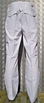 White Military Style Combat Cargo / Utility / Field Trousers - All Sizes - NEW