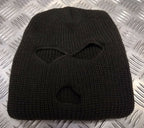 Three (3) Hole Knitted Balaclava, Very Warm - ARMY GREEN - Brand New