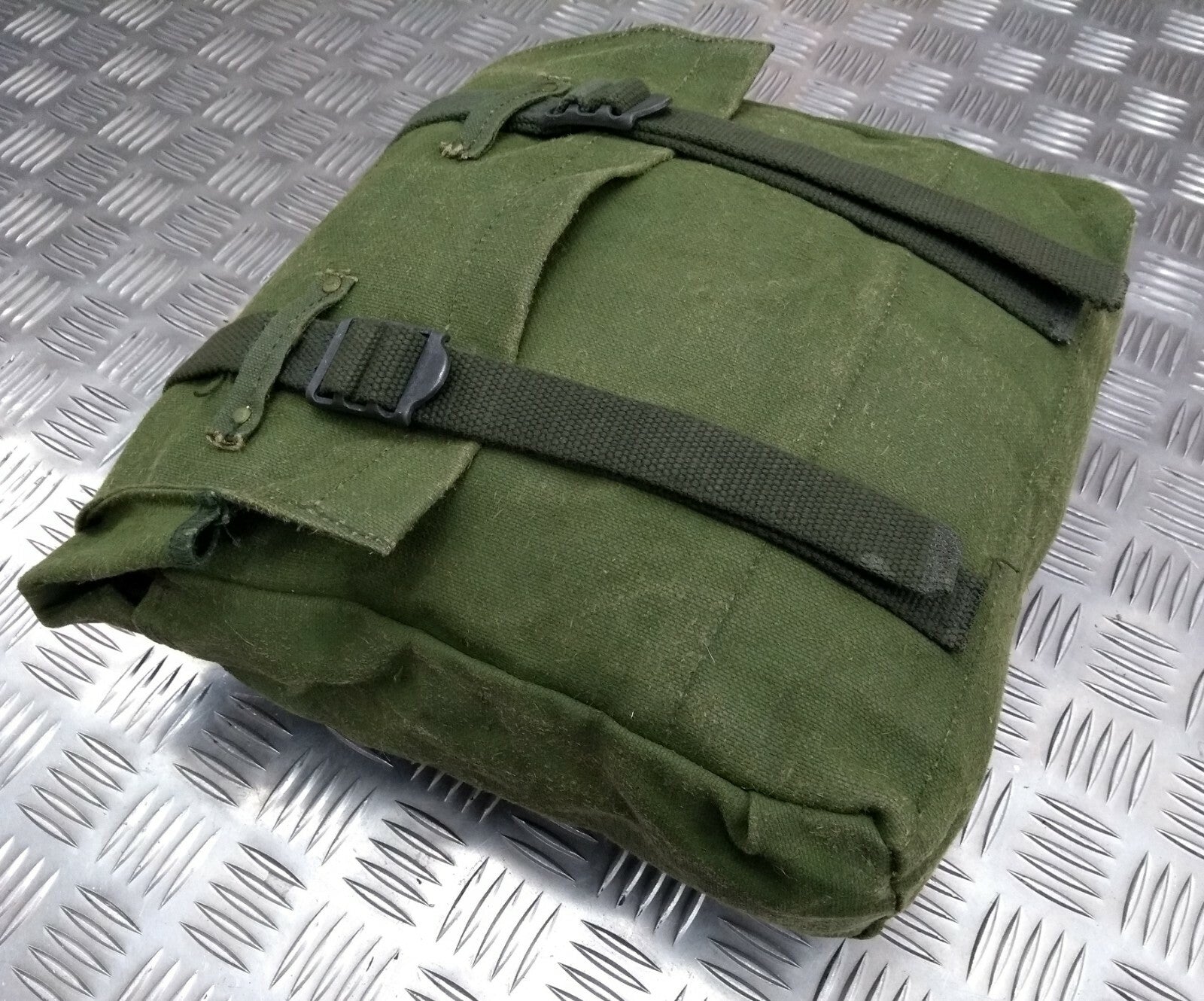 Genuine Vintage Issue Heavy Duty Canvas Back Pack Pannier Side Bag CVSL