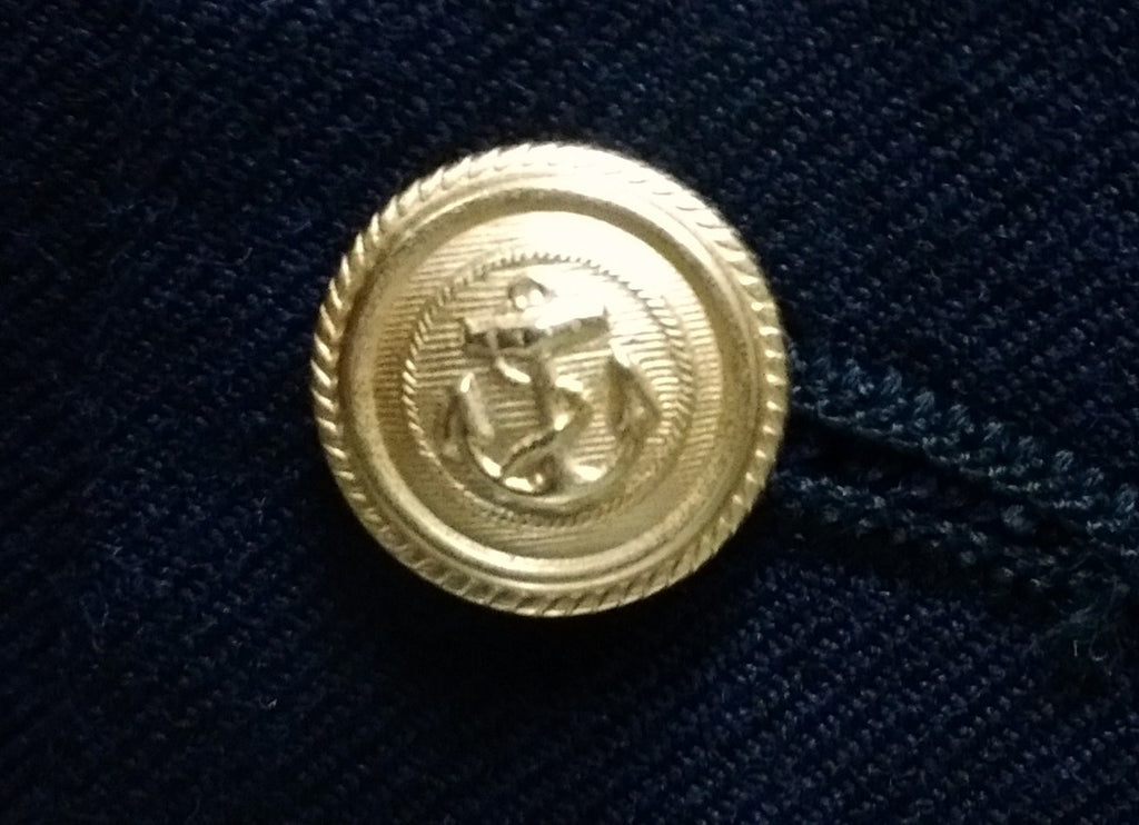 Naval Standard Dress Waistcoat With Metal Anchor Buttons - NEW