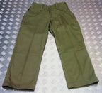 British Army Lightweight Combat Fatigue Trousers Womens Slacks Green & Black