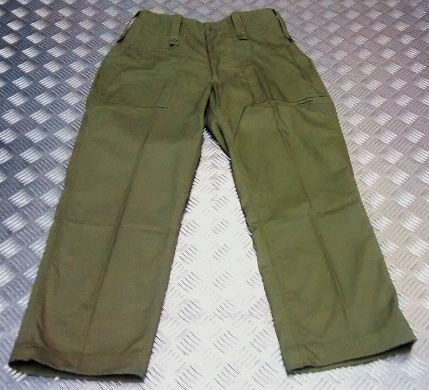 British Army Lightweight Combat Fatigue Trousers Womens Slacks Green & Black