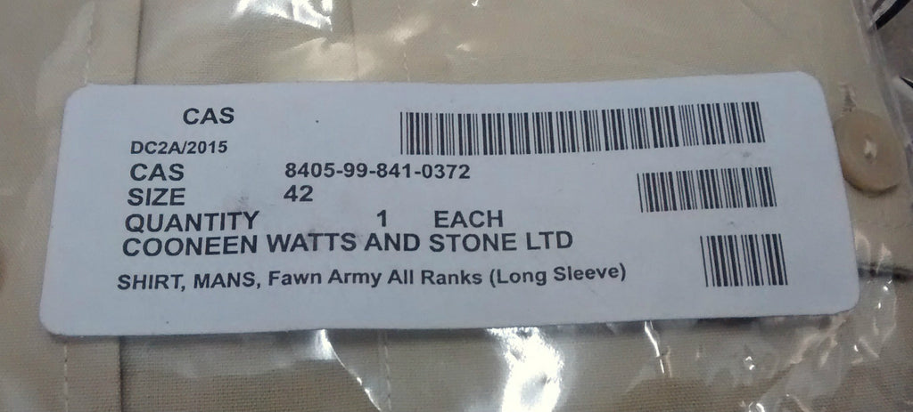 FAD No2 Shirt Style Number Two Dress Fawn Cadet Sizes Long or Short Sleeve NEW