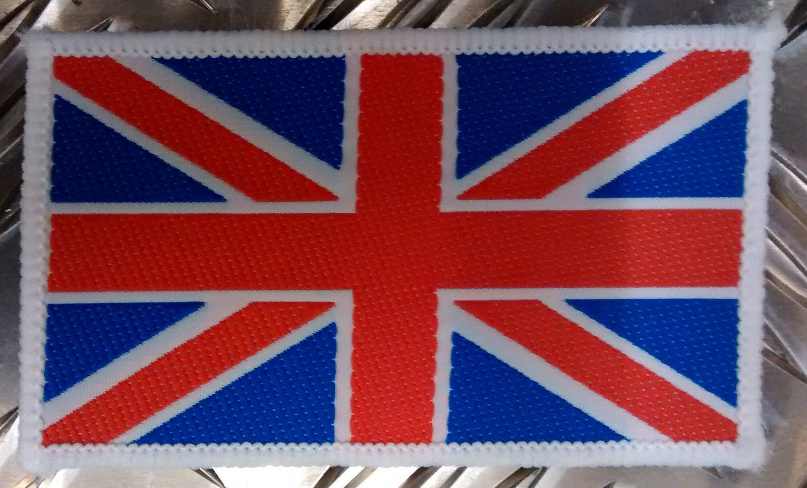 British Union Jack Flag UK / United Kingdom Sew on Patch / Badge NEW x 2