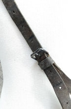 Genuine Vintage Issued Leather Ammo Case / Bag & Shoulder Strap Faulty