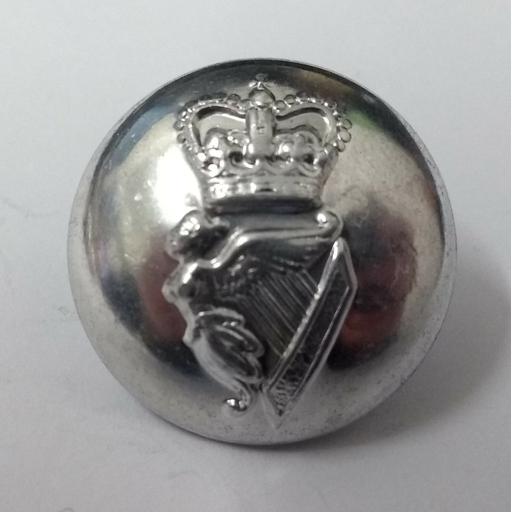 Genuine British Army Issue X10 Irish Guards Silver Dress Buttons 24.5mm ASBT116