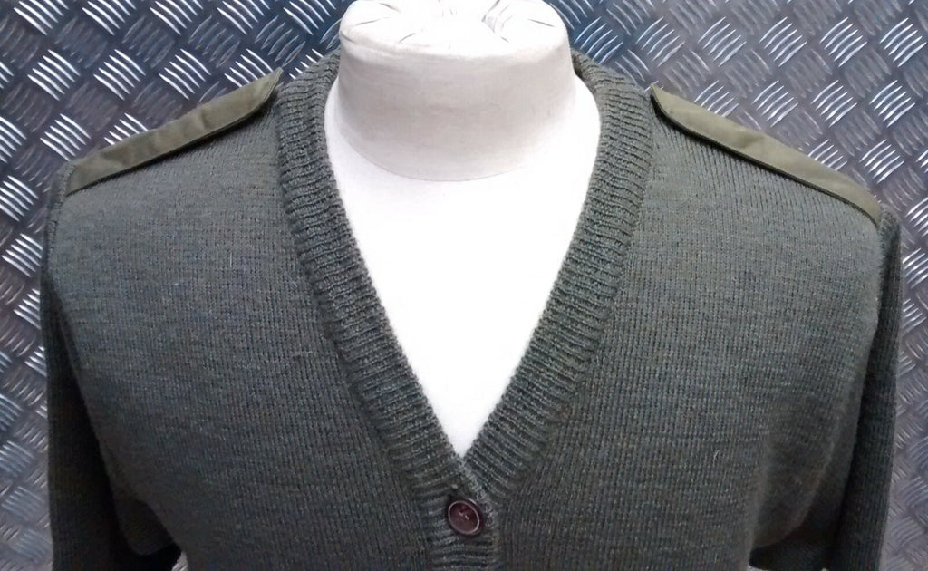 WRAF Army Royal Navy Cardigan 80% Wool Genuine Issue All Sizes - NEW