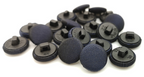 Navy Blue Fabric Covered Buttons 22L x12