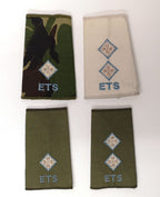 Educational & Training Services ET Rank Slides Various Ranks & Camo Colours