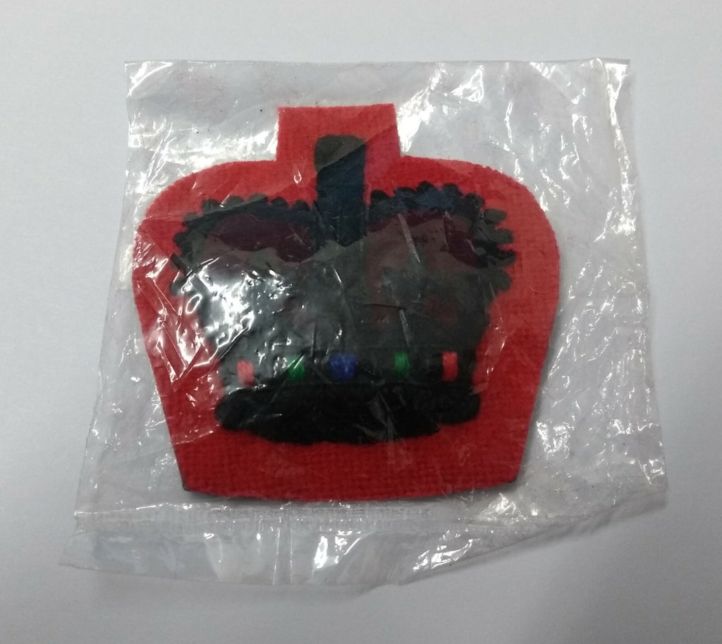 British Crown Patch Colour SGT Sergeant Large Queens Crown Patch
