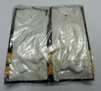 Naval Issue 2 Bar Gold Lace Officer Rank Shoulder Boards Leather Lace Backed