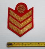 Queens Royal Irish Hussars NCOs 3 Bar Chevron Old Pattern British Army Cypher