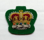 Staff Sergeant Crown No1 Intelligence Corps British Army Hand Embroidered Patch