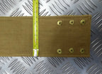 Yellow Armband Brassard WW2 Pattern British Army Old Stock Unissued Khaki Lined