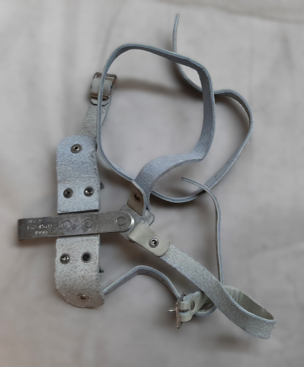 Crampon Boot Spikes British Tri Service Chrome Leather Straps One Size