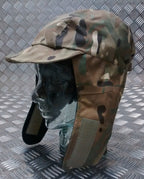 MTP MVP Waterproof & Breathable Multi Camo Dog Lined Trapper Hat. British Army