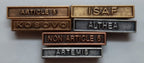 Medal Clasps British Six Mixed Campaign / Award Bars for Collectors