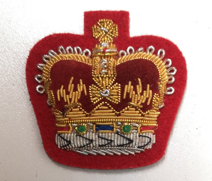 Quartermaster Colour & Staff Sergeants Gibraltar Regiment Queens Division Crown