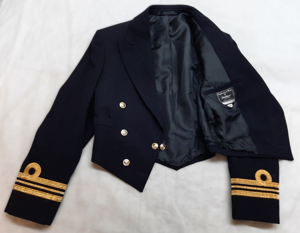 Navy Mess Jacket Lt Com Rank Curls British Naval Ofc Dress RN