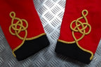 British Army Red Tunic Bandsman's R.SIGS Band With Badges Good Size