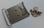The Rifles Chrome Buckle and Cap Badge Insignia British Army Collectors Set