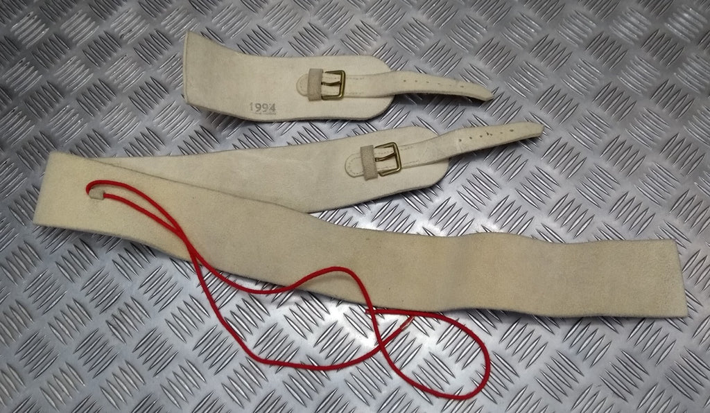 Buff Leather Strap Household Cavalry Cross Belt Including Brass Buckles H Cav