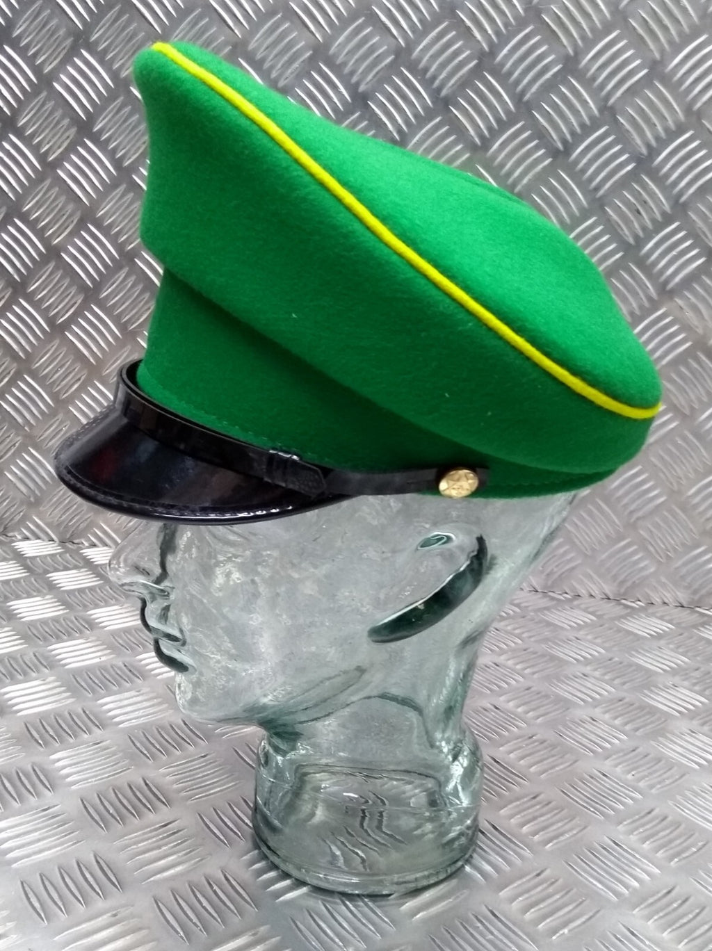 Trinidad Service Hat Woman's Officers Cap Uniform Dress British Made Size 6 7/8