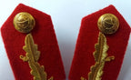 Dubai Gorgets Scarlet Red Melton & Gold Leaf Detail Fancy Dress
