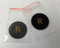 Genuine Issue Reserve Patches Gilt "R" on Black Felt 1 Pair- RAFB1XX