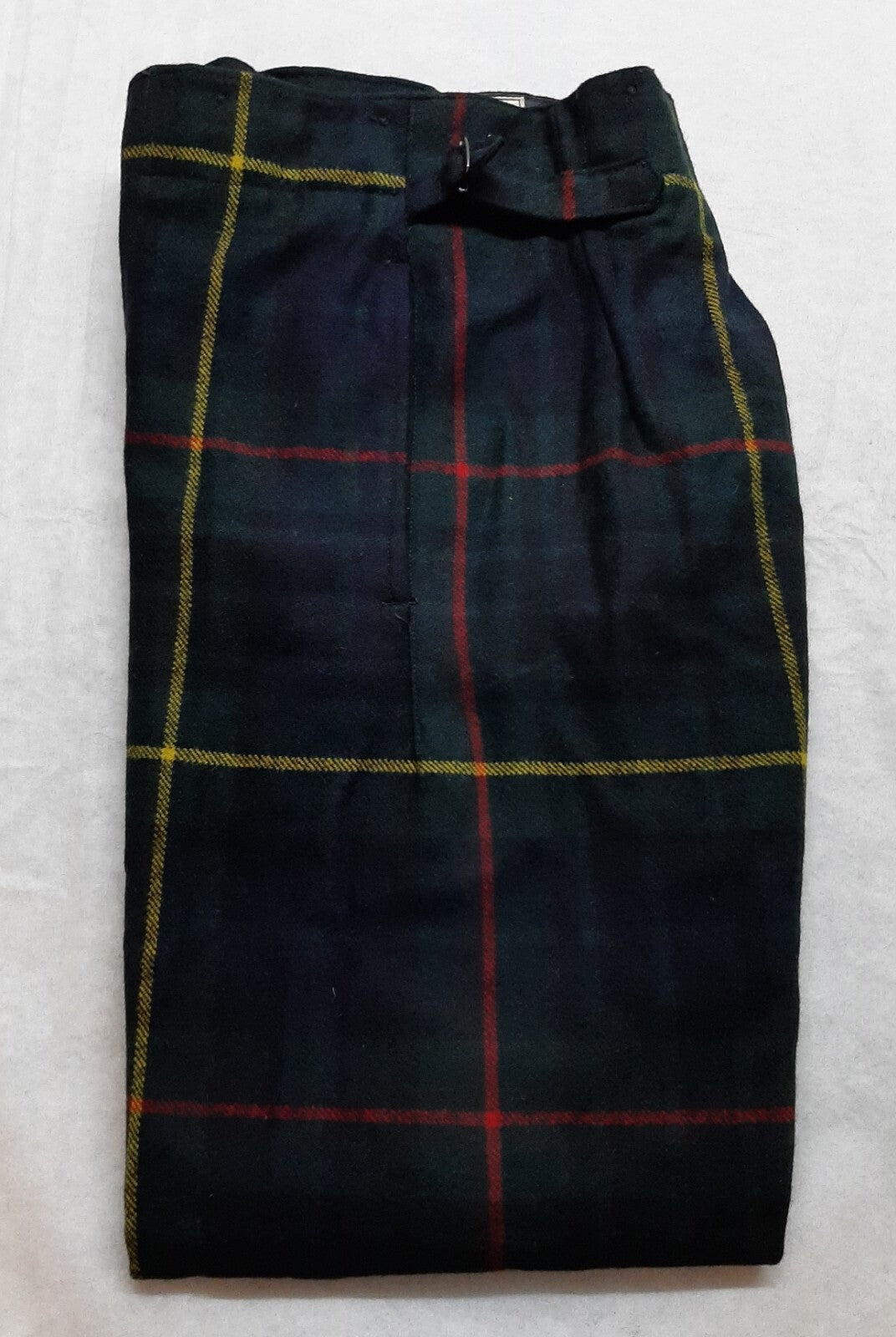 Vintage Army Trews No8 British Scottish Tartan Hunting Stewart SDG QVS Pattern