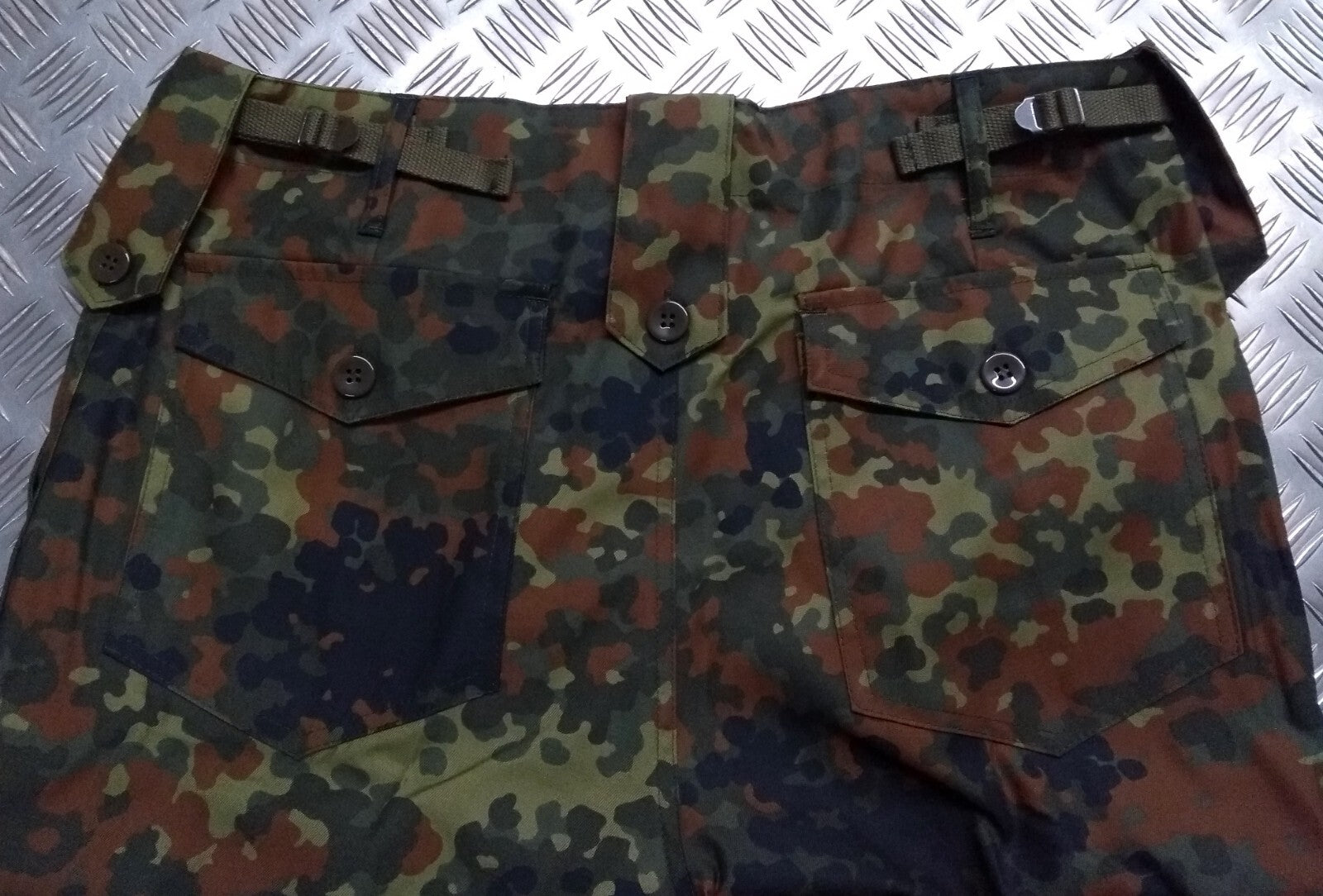 Flecktarn Camo Trousers Military Style Combat / Field Army Pants All Sizes - NEW