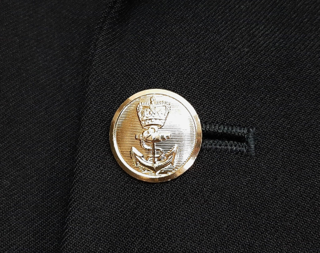 No1B RN Jacket Naval Class 1 with 6 Buttons No Badges 108cm Long