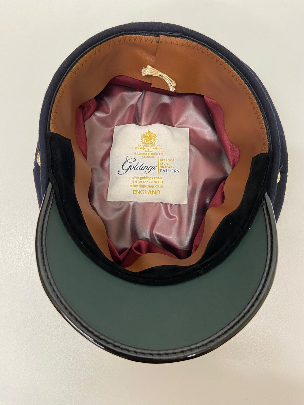 British Royal Yorkshire Regiment Officers Hat / Cap No1. Size 58cm 7¼