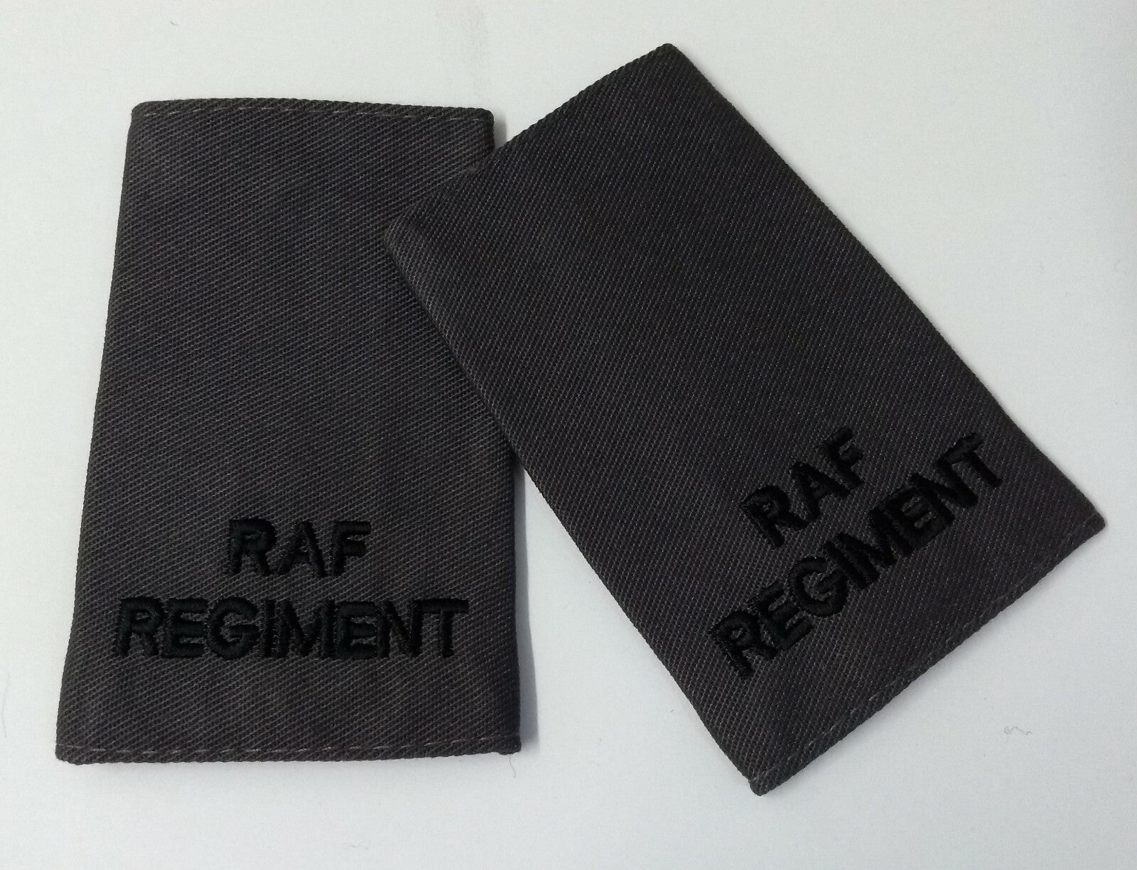 British Royal Air Force Regiment RAF Grey Shoulder Slides Epaulettes 1PR