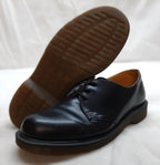 Dr. Martens Shoes Black Airwair Soles DM`s Industrial Full Grain Leather UK 9