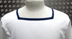 Square Neck Shirt RN Royal Navy British Class 2 Sailor White Mans or Womans ASST Sizes NEW
