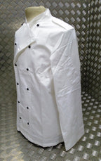 Genuine British Royal Navy Chefs Whites Top Neckerchief & Hat Set - All Sizes