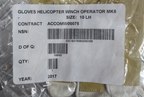 Helicopter Winchman's Operator MK5 Leather Glove Left Hand only, Size 10 - NEW