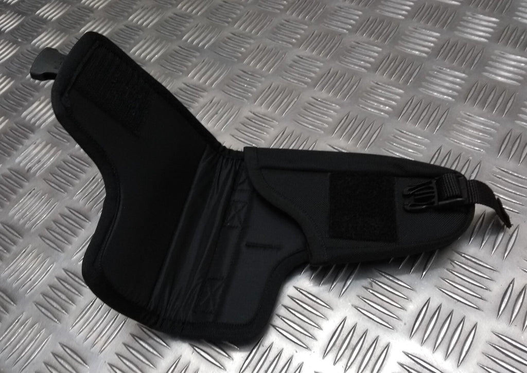Concealed Universal Holster Airsoft Stealth Black Fully Lined & Padded Side Arm