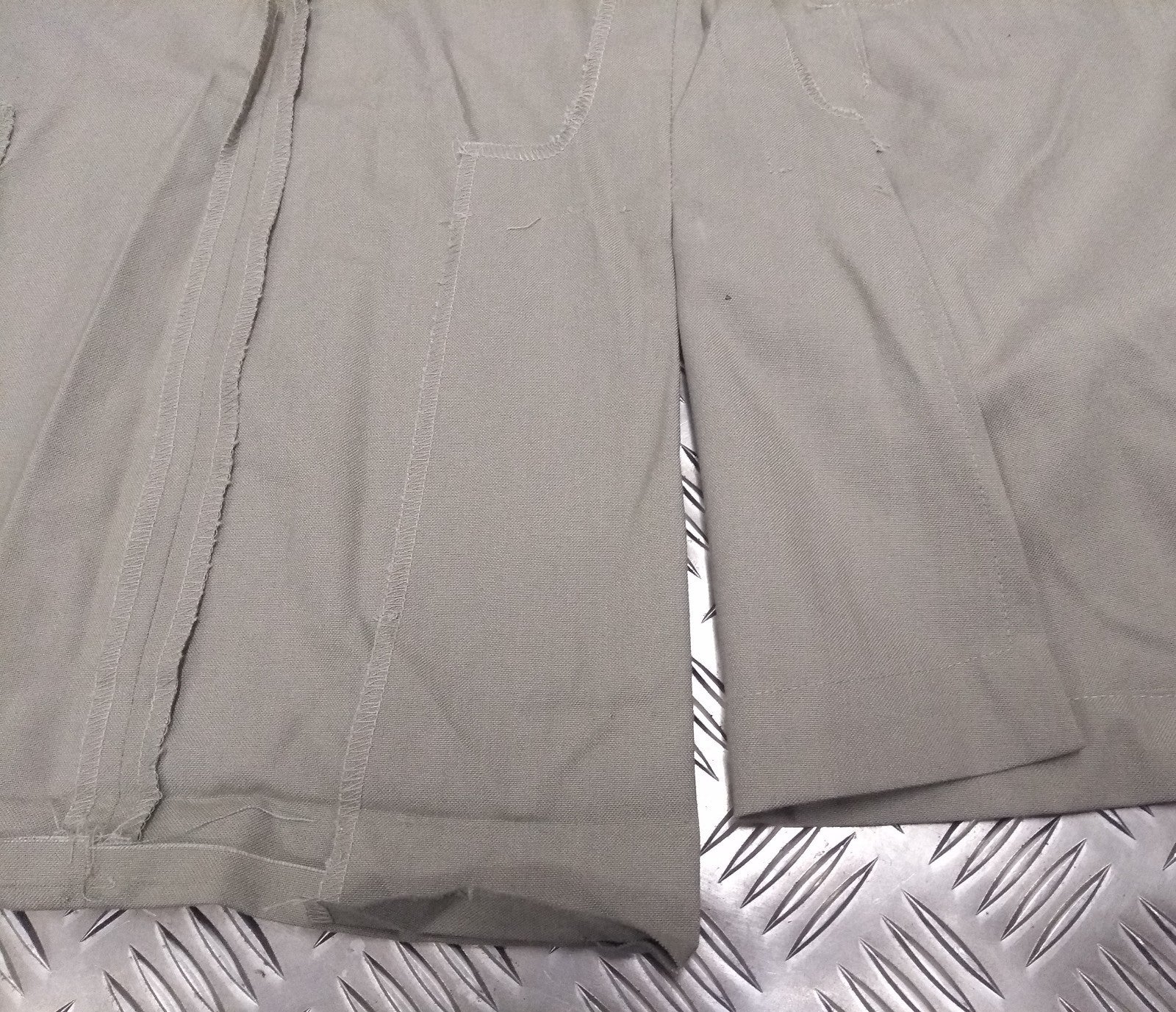 British Army No6 Jacket Dress / Tropical Jungle / No Buttons & Open Seam