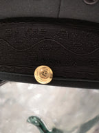 Parade Peak Cap Hat, Dark Green with Black Oak Leaf Band Fancy Dress - NEW